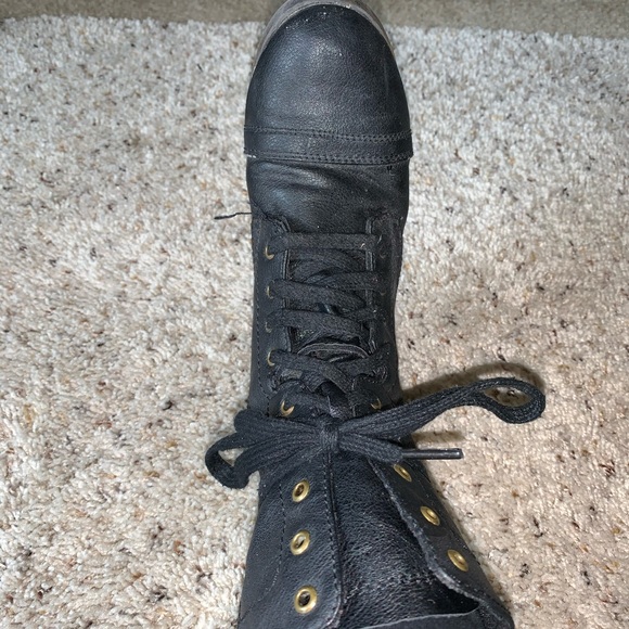 Black Combat Boots - Picture 8 of 8